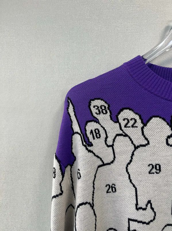 Louis Vuitton Louis Vuitton Purple Wool Knit Sweater 0089 Size US XS / EU 42 / 0 - 9 Thumbnail
