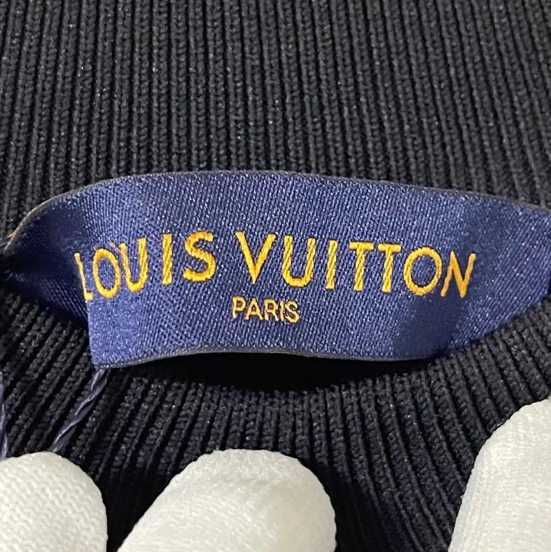 Louis Vuitton Louis Vuitton Black Nylon Men's Hoodie 0089 Size US XXL / EU 58 / 5 - 8 Thumbnail
