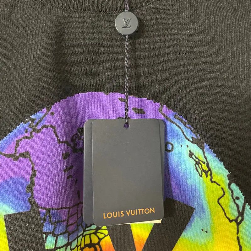 Louis Vuitton Louis Vuitton Black Nylon Men's Hoodie 0089 Size US XXL / EU 58 / 5 - 2 Thumbnail