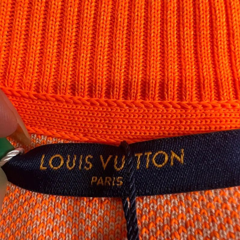 Louis Vuitton Louis Vuitton Men's Orange Cotton Sweatshirt 0089 Size US S / EU 44-46 / 1 - 3 Thumbnail