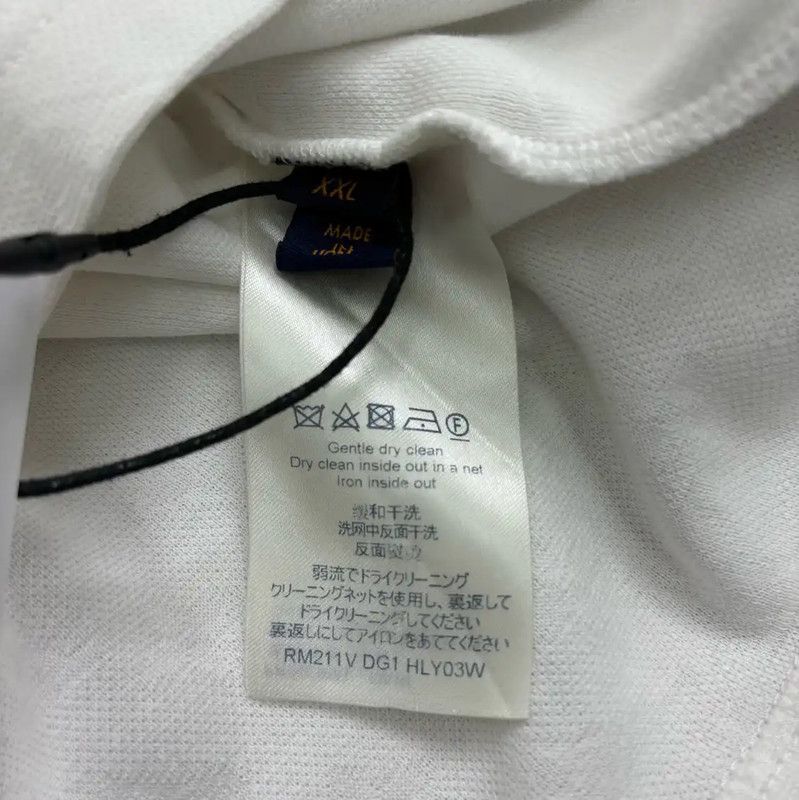 Louis Vuitton Louis Vuitton Summer White Cotton T-Shirt 0089 Size US XXL / EU 58 / 5 - 5 Thumbnail