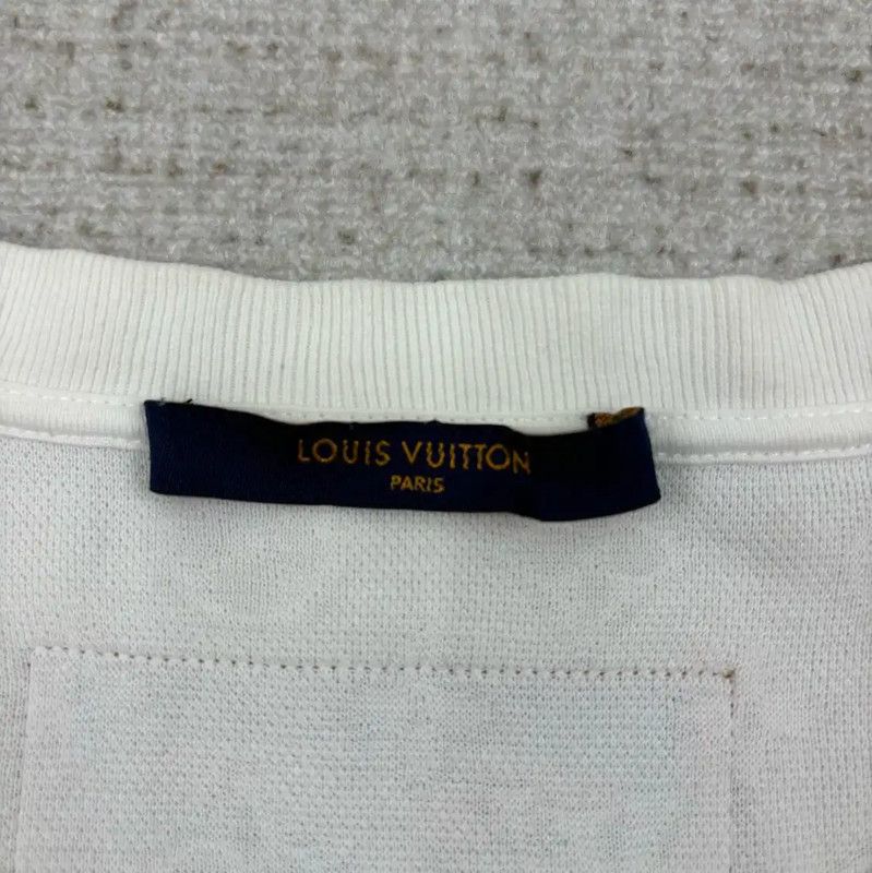 Louis Vuitton Louis Vuitton Summer White Cotton T-Shirt 0089 Size US XXL / EU 58 / 5 - 4 Thumbnail