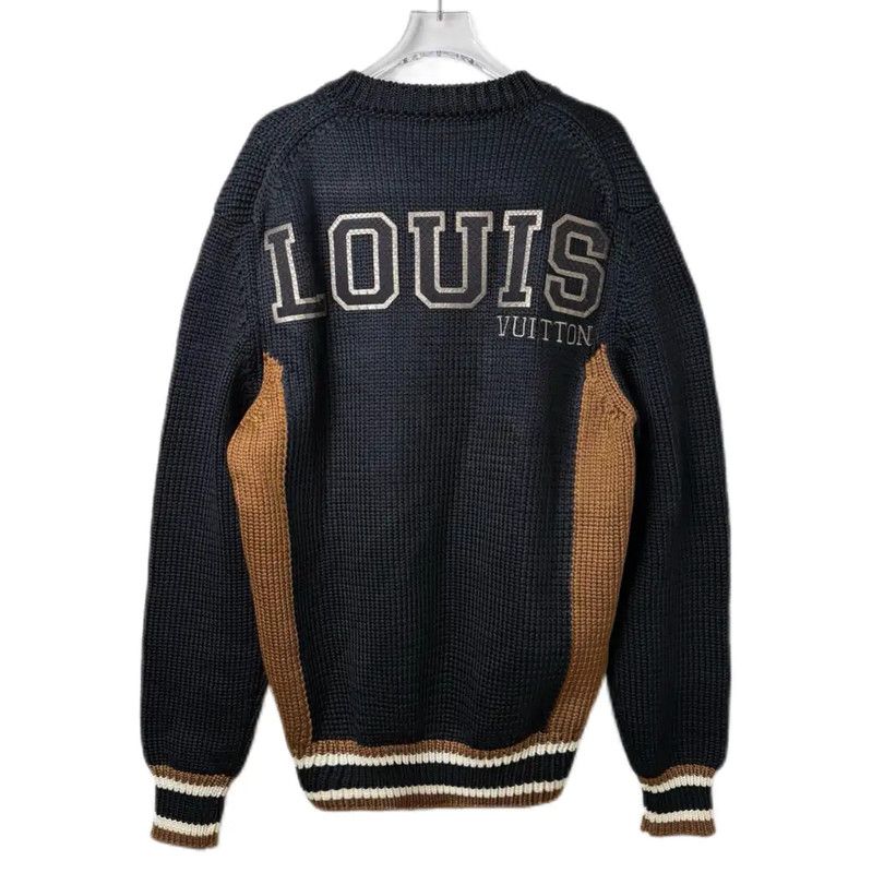 Louis Vuitton Louis Vuitton Colorblock Knit Sweater for Men 0089 Size US XL / EU 56 / 4 - 2 Thumbnail