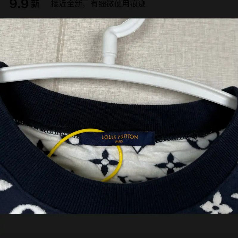 Louis Vuitton Louis Vuitton Men's Navy Cotton Sweatshirt 0089 Size US M / EU 48-50 / 2 - 4 Thumbnail