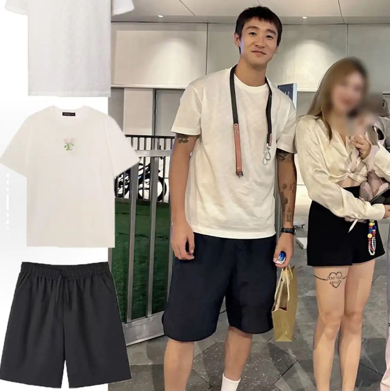 Louis Vuitton Louis Vuitton White Summer Cotton T-Shirt 0089 Size US L / EU 52-54 / 3 - 9 Thumbnail