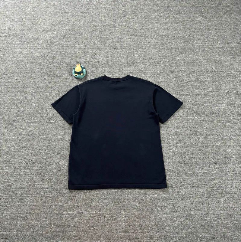 Louis Vuitton Louis Vuitton Men's Navy Cotton T-Shirt 0089 Size US M / EU 48-50 / 2 - 2 Thumbnail