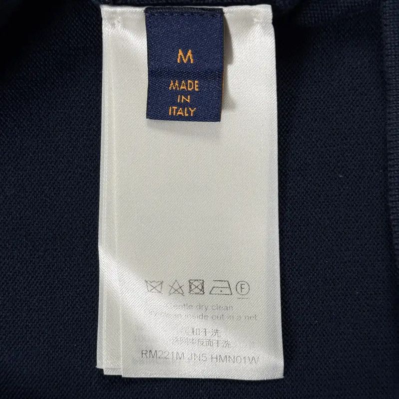 Louis Vuitton Louis Vuitton Men's Navy Cotton T-Shirt 0089 Size US M / EU 48-50 / 2 - 4 Thumbnail