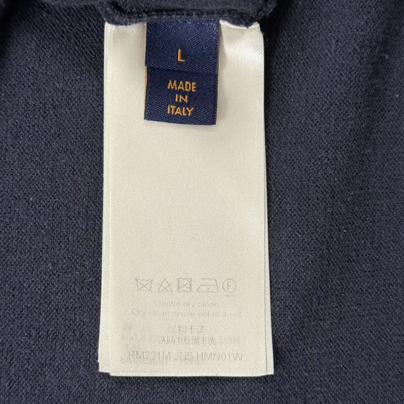 Louis Vuitton Louis Vuitton Cotton Navy Blue Men’s T-Shirt 0089 Size US L / EU 52-54 / 3 - 6 Thumbnail