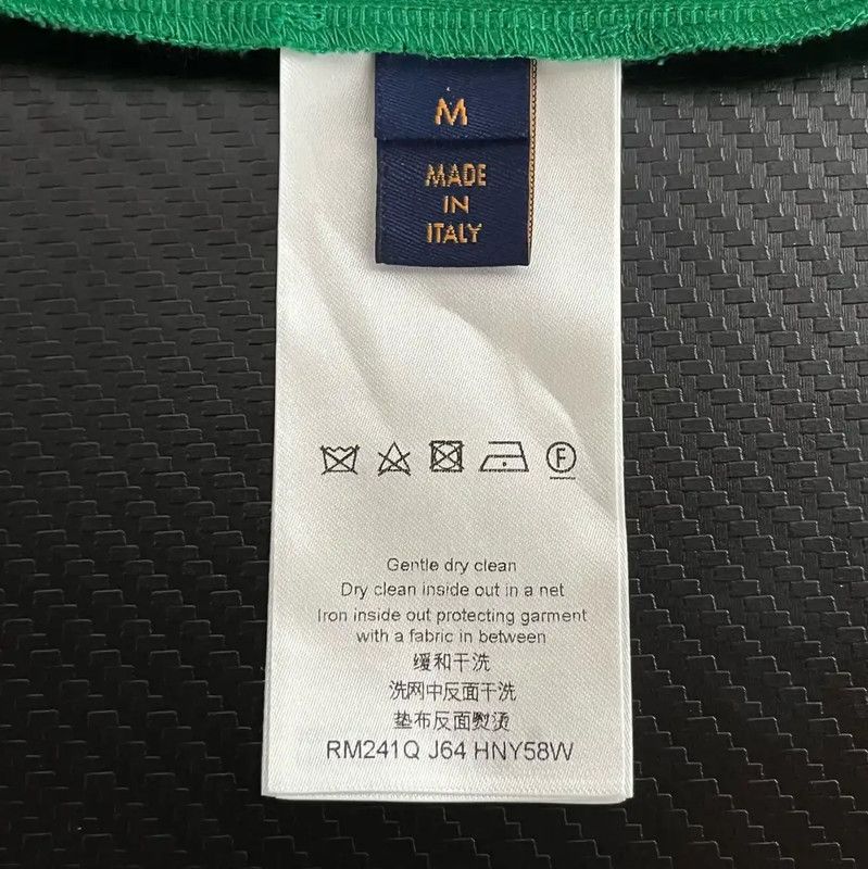 Louis Vuitton Louis Vuitton Green Cotton Men's Polo T-Shirt 0089 Size US M / EU 48-50 / 2 - 5 Thumbnail