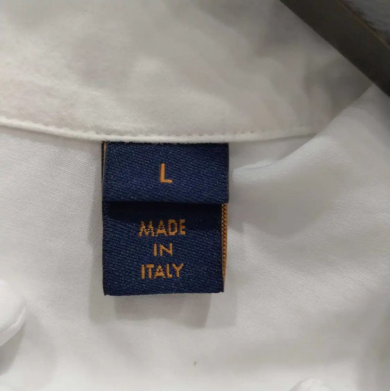 Louis Vuitton Louis Vuitton Men's Long Sleeve White Shirt 0089 Size US L / EU 52-54 / 3 - 6 Thumbnail