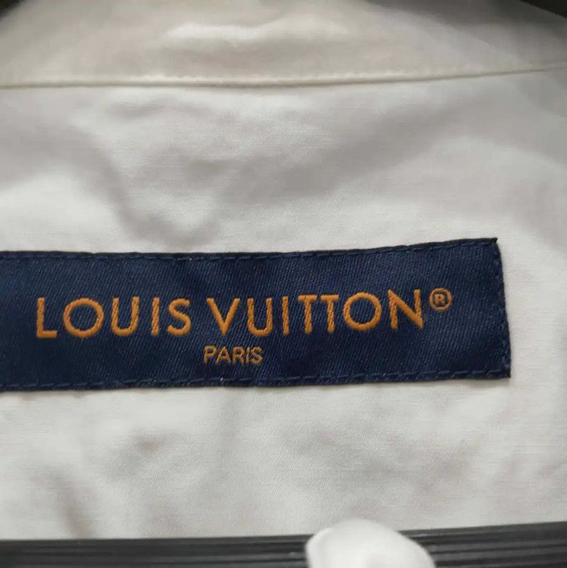 Louis Vuitton Louis Vuitton Men's Long Sleeve White Shirt 0089 Size US L / EU 52-54 / 3 - 4 Thumbnail