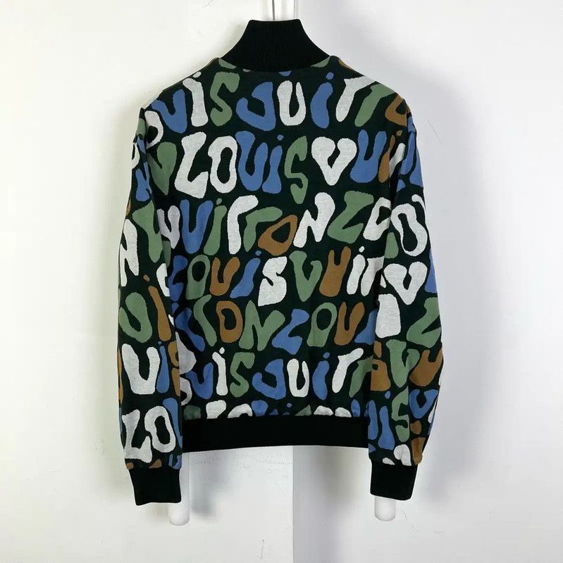 Louis Vuitton Louis Vuitton Multicolor Cotton Graffiti Cardigan 0089 Size US S / EU 44-46 / 1 - 2 Thumbnail