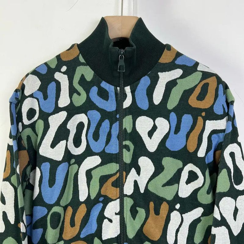 Louis Vuitton Louis Vuitton Multicolor Cotton Graffiti Cardigan 0089 Size US S / EU 44-46 / 1 - 3 Thumbnail
