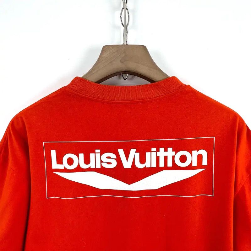 Louis Vuitton Louis Vuitton Orange Graphic Short Sleeve T-Shirt 0089 Size US M / EU 48-50 / 2 - 3 Thumbnail