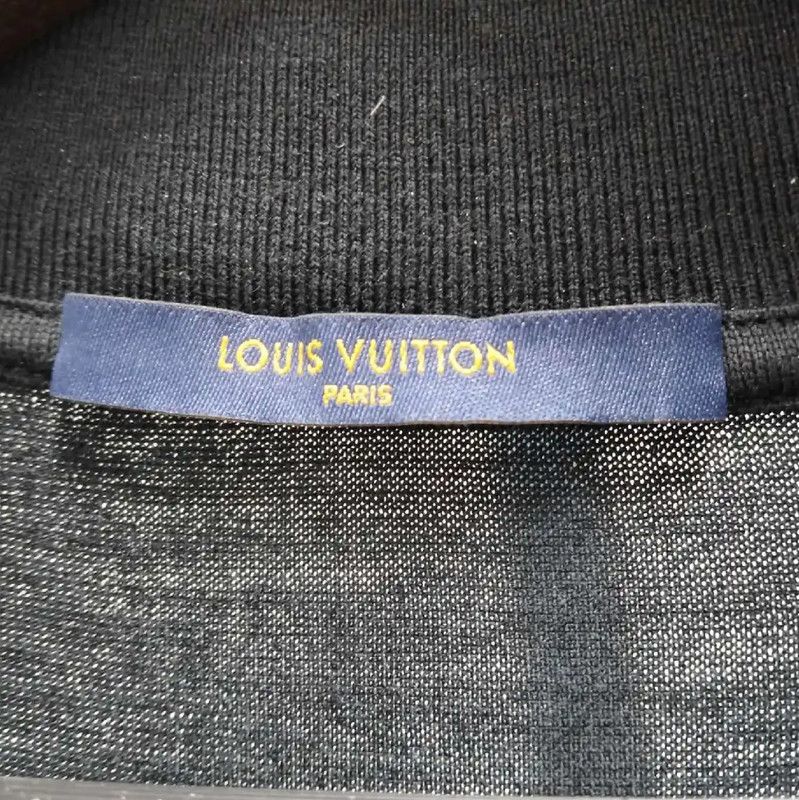 Louis Vuitton Louis Vuitton Black Cotton Blend Knit Jumper 0089 Size US XXL / EU 58 / 5 - 3 Thumbnail