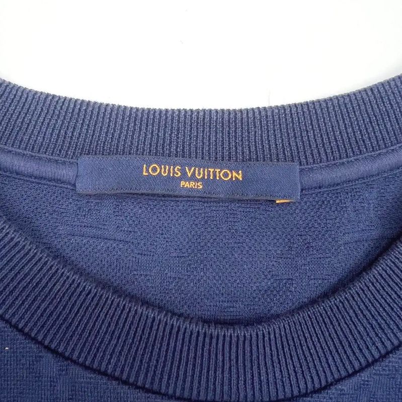 Louis Vuitton Louis Vuitton Blue Cotton Graphic T-Shirt 0089 Size US S / EU 44-46 / 1 - 4 Thumbnail