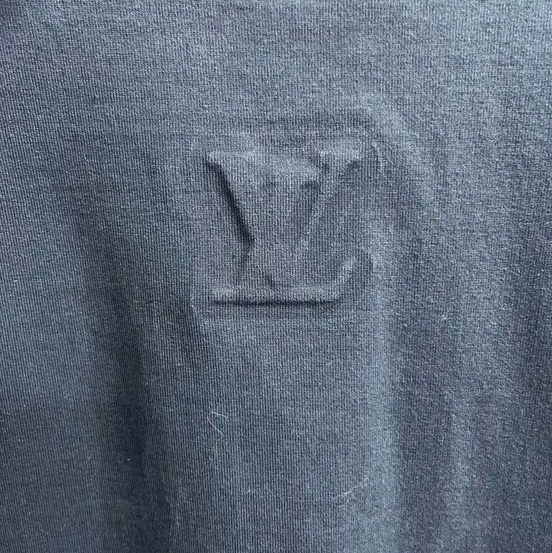 Louis Vuitton Louis Vuitton Blue Cotton Men's T-Shirt 0089 Size US L / EU 52-54 / 3 - 5 Thumbnail