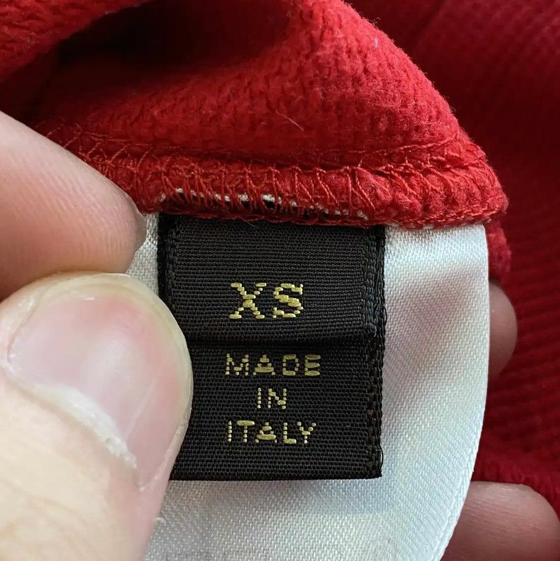 Louis Vuitton Louis Vuitton Red Cotton Men's Hoodie 0089 Size US XS / EU 42 / 0 - 4 Thumbnail