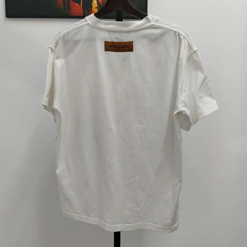 Louis Vuitton Louis Vuitton White Cotton Short Sleeve T-Shirt 0089 Size US S / EU 44-46 / 1 - 2 Thumbnail