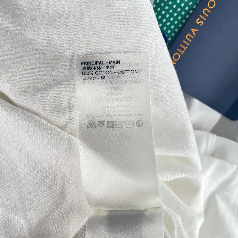 Louis Vuitton Louis Vuitton Summer White T-Shirt for Men 0089 Size US L / EU 52-54 / 3 - 8 Thumbnail