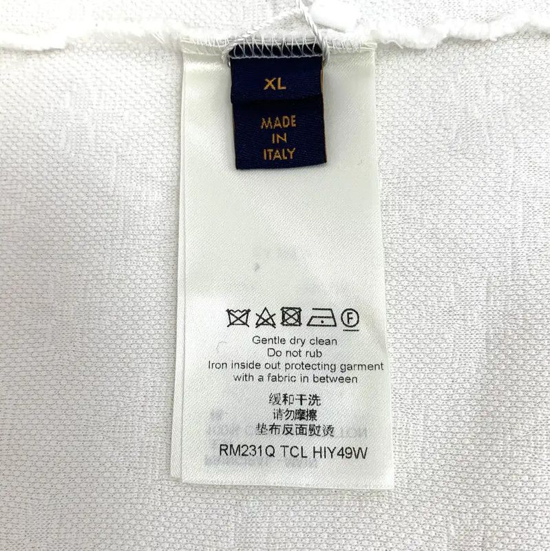 Louis Vuitton Louis Vuitton White Cotton Men's T-Shirt XL 0089 Size US XL / EU 56 / 4 - 6 Thumbnail