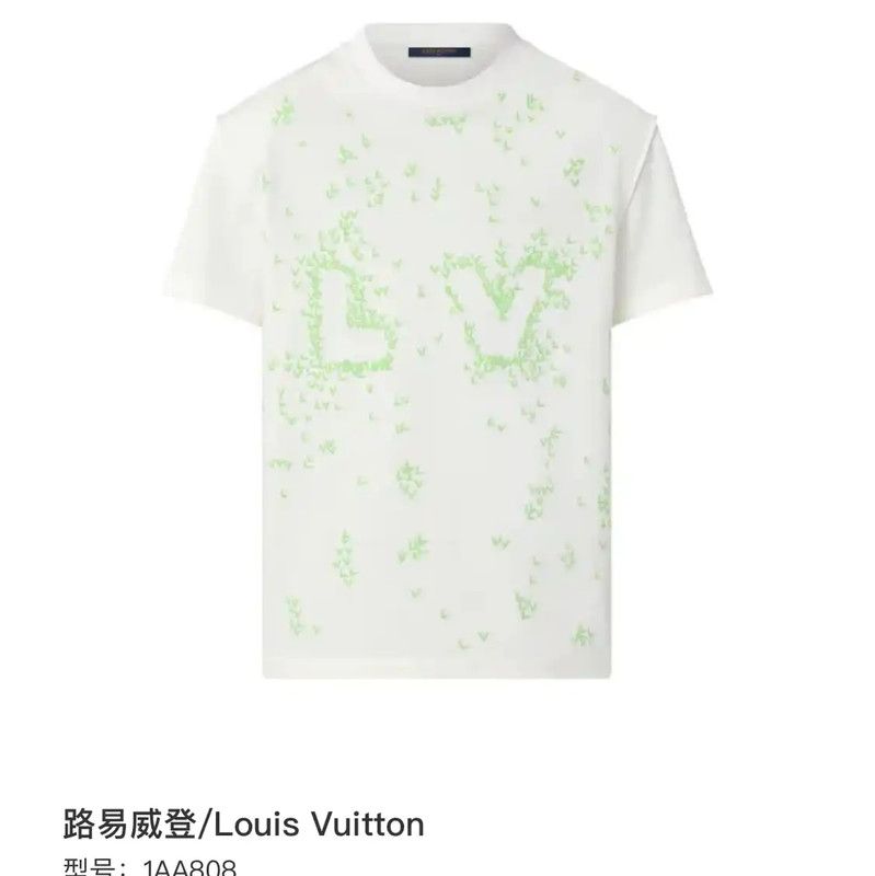 Louis Vuitton Louis Vuitton White Cotton Men's T-Shirt 0089 Size US L / EU 52-54 / 3 - 6 Thumbnail