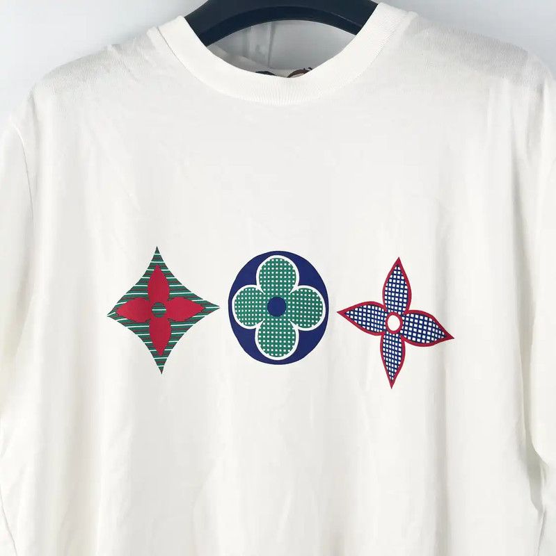 Louis Vuitton Louis Vuitton Summer White Men's T-Shirt 0089 Size US L / EU 52-54 / 3 - 3 Thumbnail