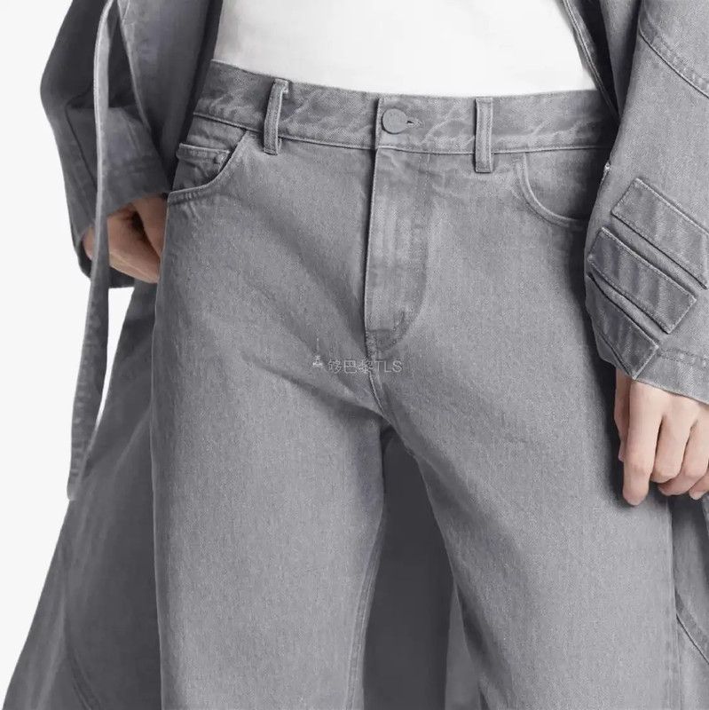 Louis Vuitton Louis Vuitton Gray Cotton Casual Pants for Men 0089 Size US 32 / EU 48 - 8 Thumbnail