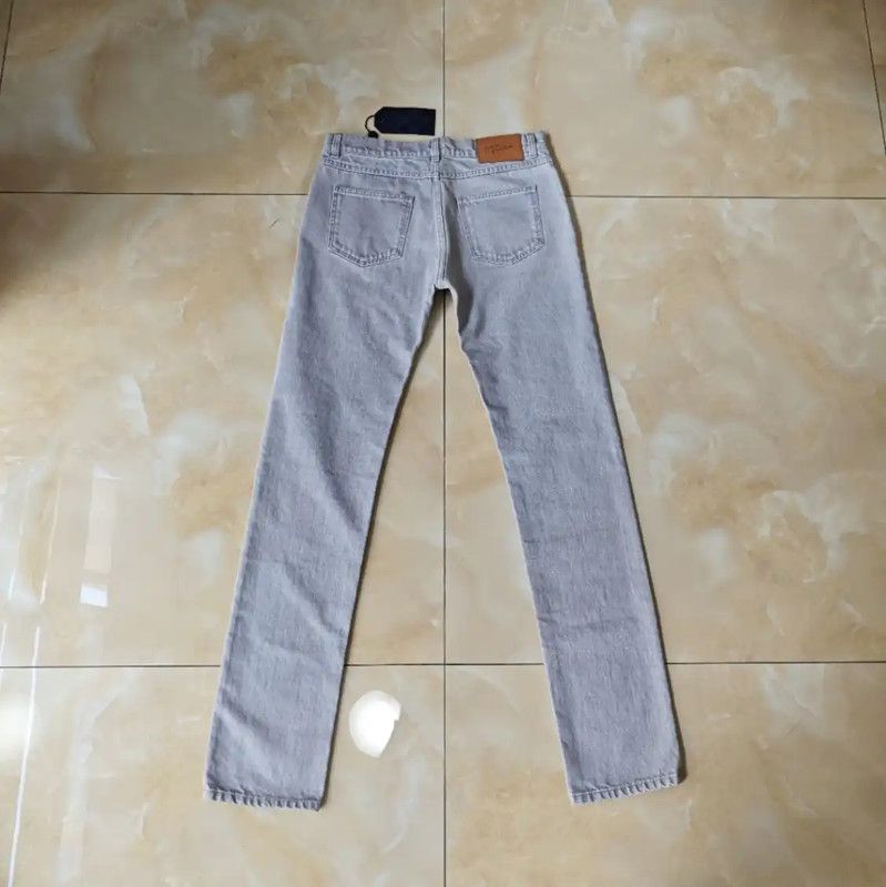 Louis Vuitton Louis Vuitton Gray Cotton Casual Pants for Men 0089 Size US 32 / EU 48 - 2 Thumbnail