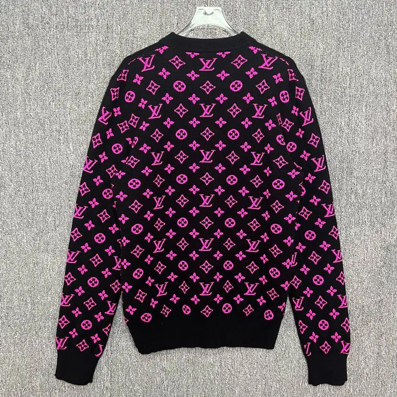 Louis Vuitton Louis Vuitton Black Wool Knit Sweater 0089 Size US S / EU 44-46 / 1 - 2 Thumbnail