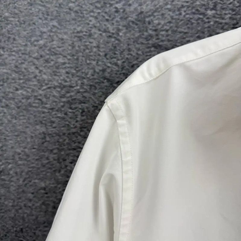 Louis Vuitton Louis Vuitton White Cotton Men's Shirt 0089 Size US S / EU 44-46 / 1 - 3 Thumbnail