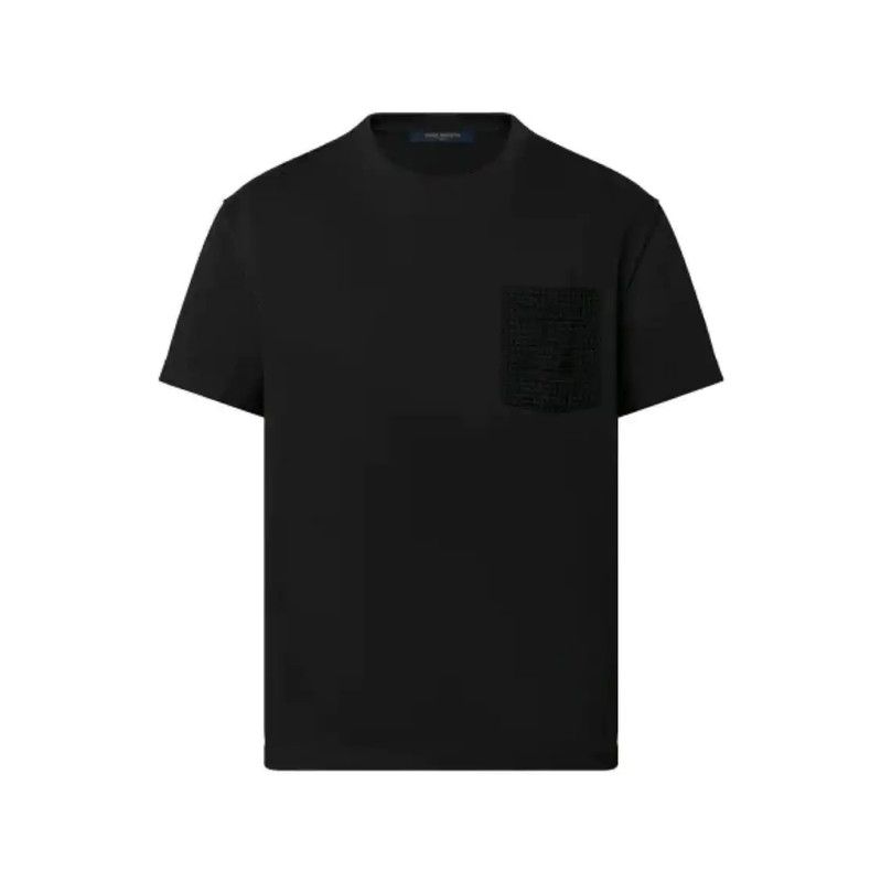 Louis Vuitton Louis Vuitton Black Cotton Men's T-Shirt 0089 Size US L / EU 52-54 / 3 - 7 Thumbnail