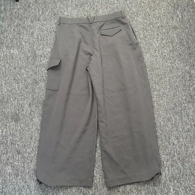Louis Vuitton Louis Vuitton Gray Wool Casual Pants for Men 0089 Size US 34 / EU 50 - 2 Thumbnail