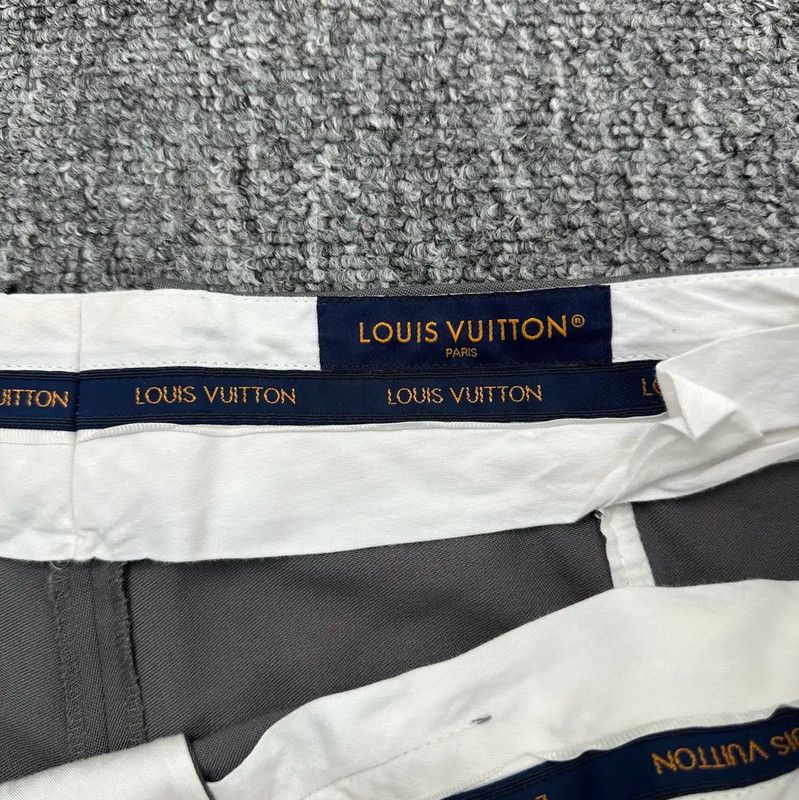Louis Vuitton Louis Vuitton Gray Wool Casual Pants for Men 0089 Size US 34 / EU 50 - 5 Thumbnail