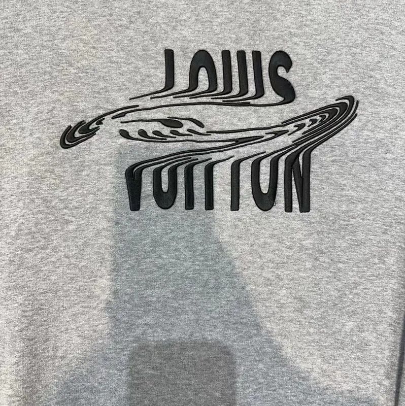 Louis Vuitton Louis Vuitton Gray Cotton Blend Sweatshirt for Men 0089 Size US XL / EU 56 / 4 - 3 Thumbnail