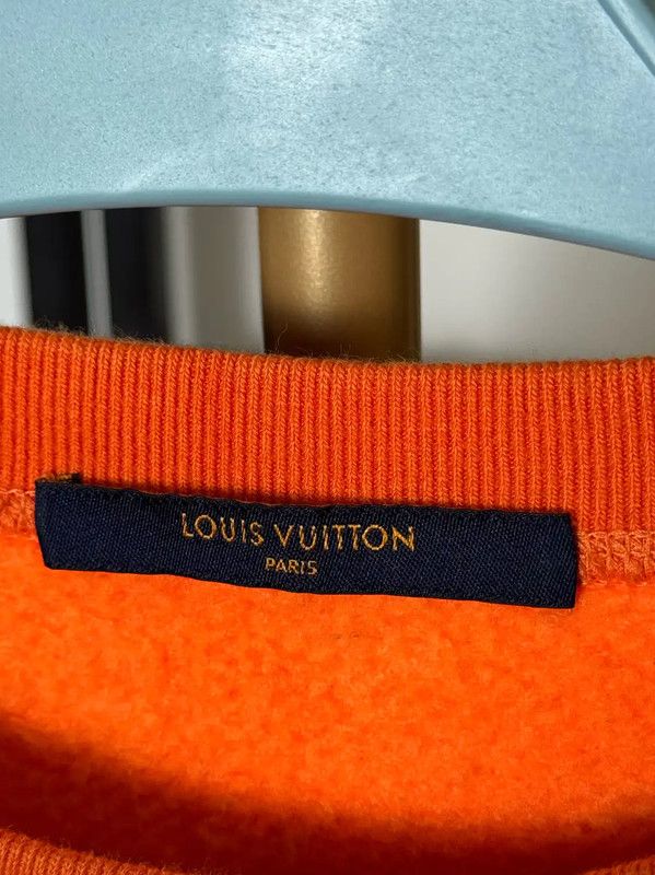 Louis Vuitton Louis Vuitton Orange Cotton Men's Sweatshirt 0089 Size US M / EU 48-50 / 2 - 3 Thumbnail