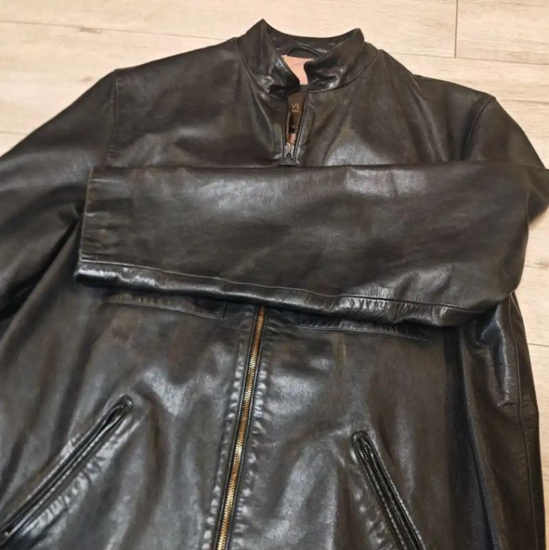 Louis Vuitton Louis Vuitton Oversized Green Leather Jacket 0089 Size US XXL / EU 58 / 5 - 10 Thumbnail