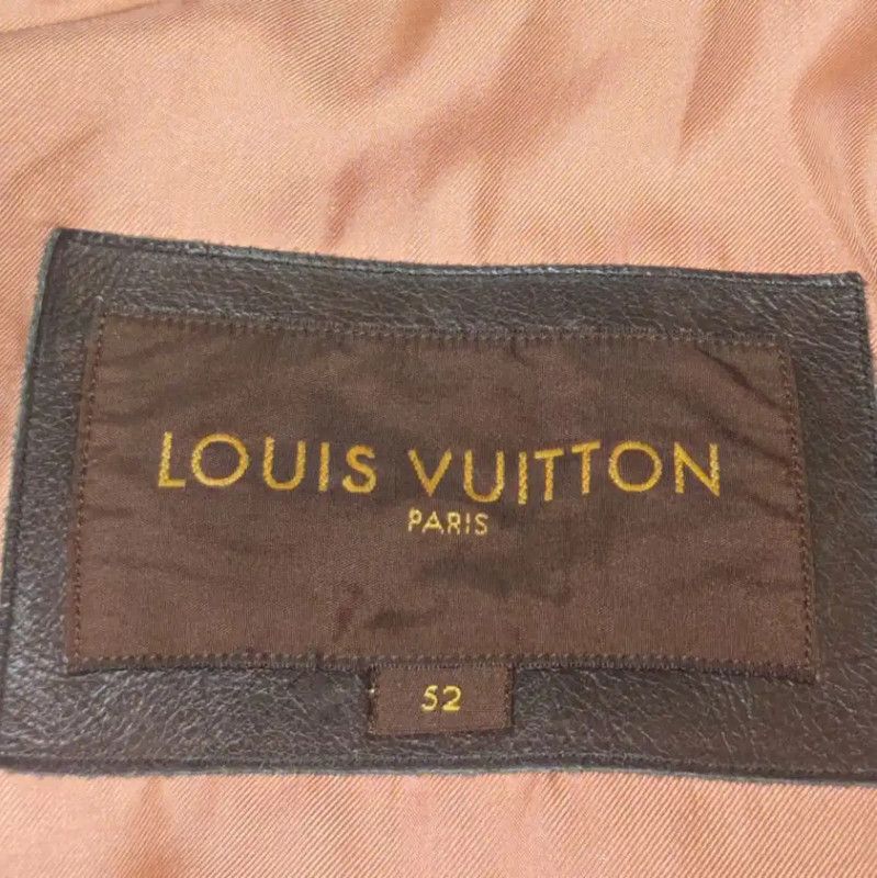 Louis Vuitton Louis Vuitton Oversized Green Leather Jacket 0089 Size US XXL / EU 58 / 5 - 6 Thumbnail