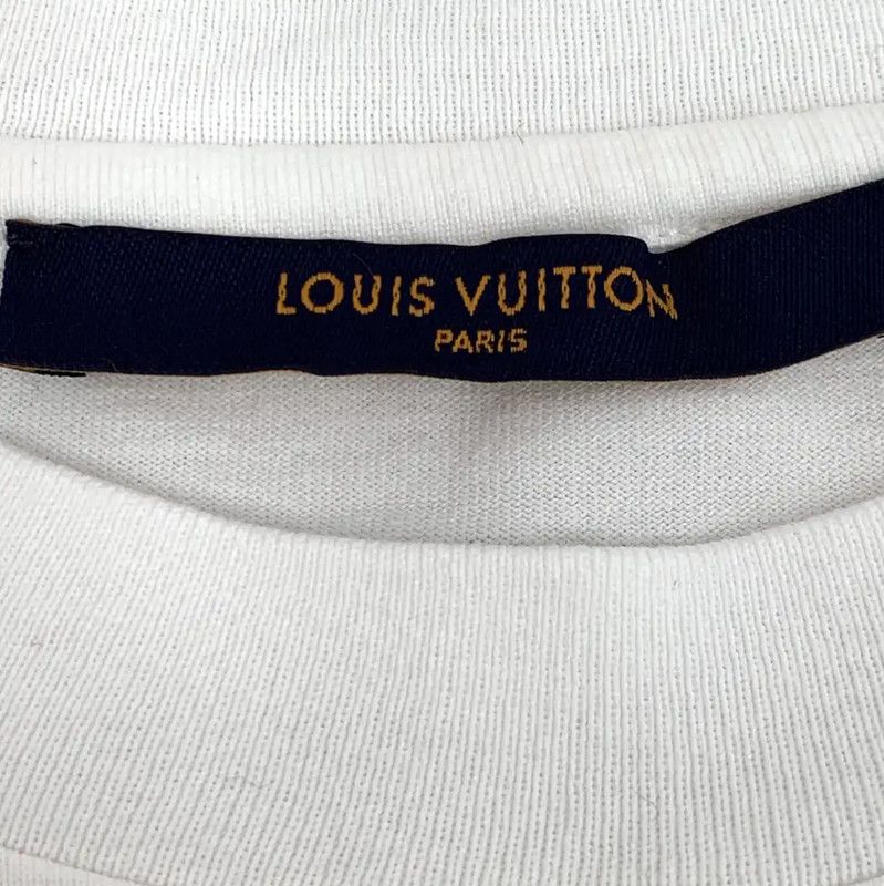 Louis Vuitton Louis Vuitton White Cotton T-Shirt for Men 0089 Size US S / EU 44-46 / 1 - 7 Thumbnail