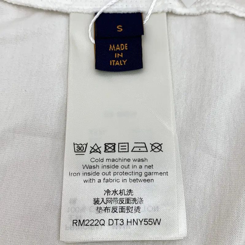 Louis Vuitton Louis Vuitton White Cotton T-Shirt for Men 0089 Size US S / EU 44-46 / 1 - 8 Thumbnail