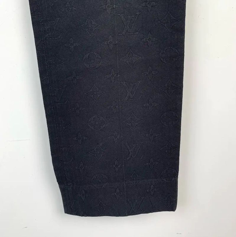 Louis Vuitton Louis Vuitton Smart Fit Black Pants 0089 Size US 26 / EU 42 - 4 Thumbnail