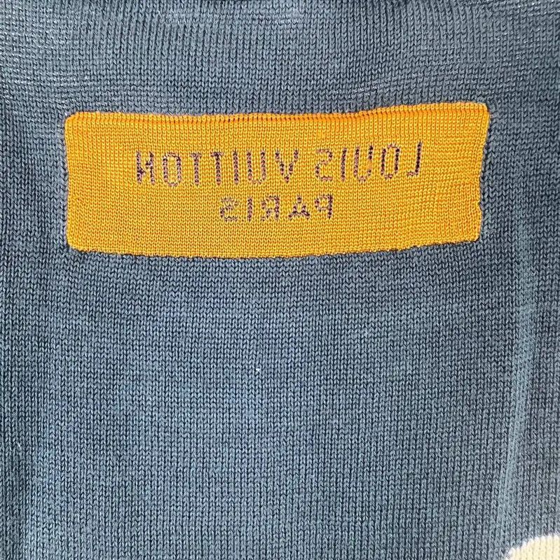 Louis Vuitton Louis Vuitton Blue Cotton Men's T-Shirt 0089 Size US L / EU 52-54 / 3 - 4 Thumbnail