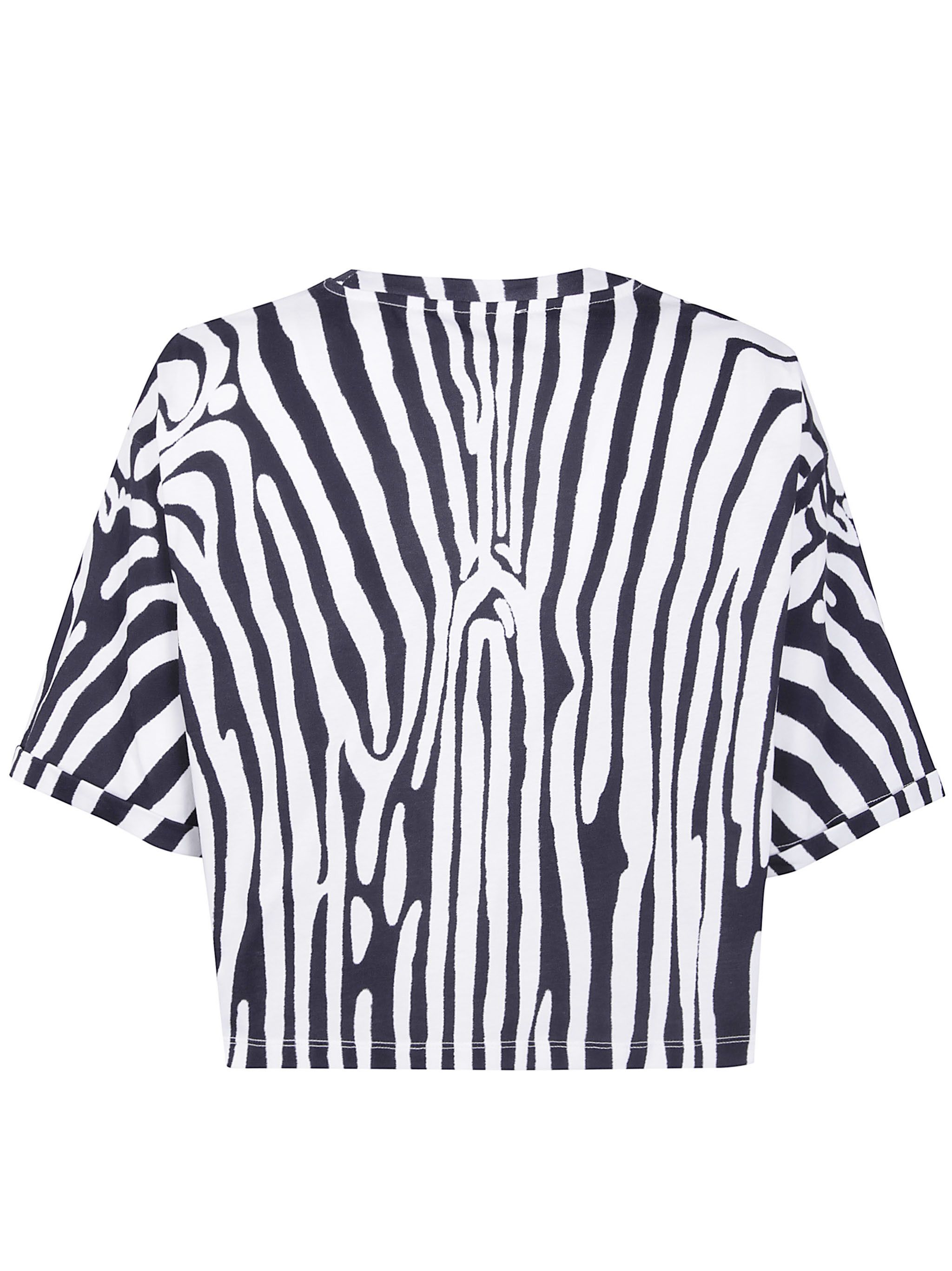 Balmain BALMAIN ZEBRA PRINT CROP T-SHIRT Size M / US 6-8 / IT 42-44 - 2 Thumbnail