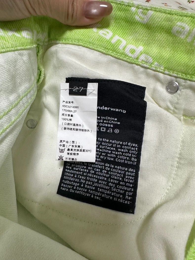 Alexander Wang Alexander Wang FW21 Logo Straight Jeans - dmc Size US 27 - 7 Thumbnail