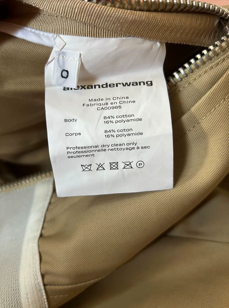 Alexander Wang Alexander Wang Women's Logo High-Waist Trousers - dmc Size US 28 / EU 44 - 5 Thumbnail