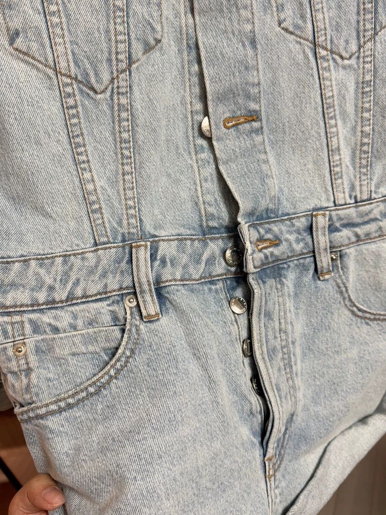 Alexander Wang Alexander Wang Denim Jumpsuit - dmc Size US 32 / EU 48 - 3 Thumbnail