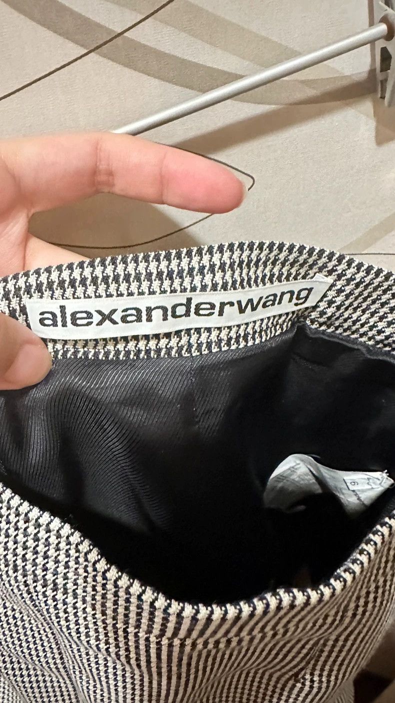 Alexander Wang Alexander Wang Houndstooth Fish Tail Skirt - dmc Size US 26 / EU 42 - 4 Thumbnail