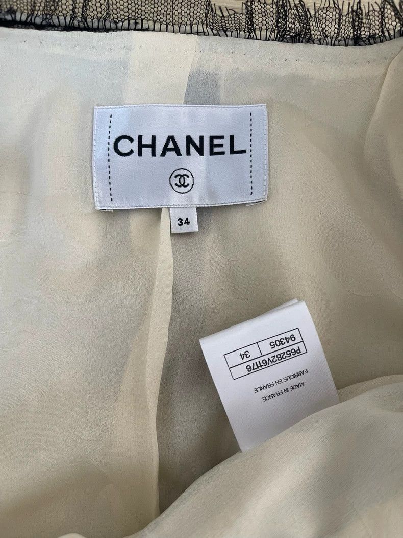 Chanel Chanel 2020 Black Lace Pegasus Jacket - dmc Size US XS / EU 42 / 0 - 3 Thumbnail