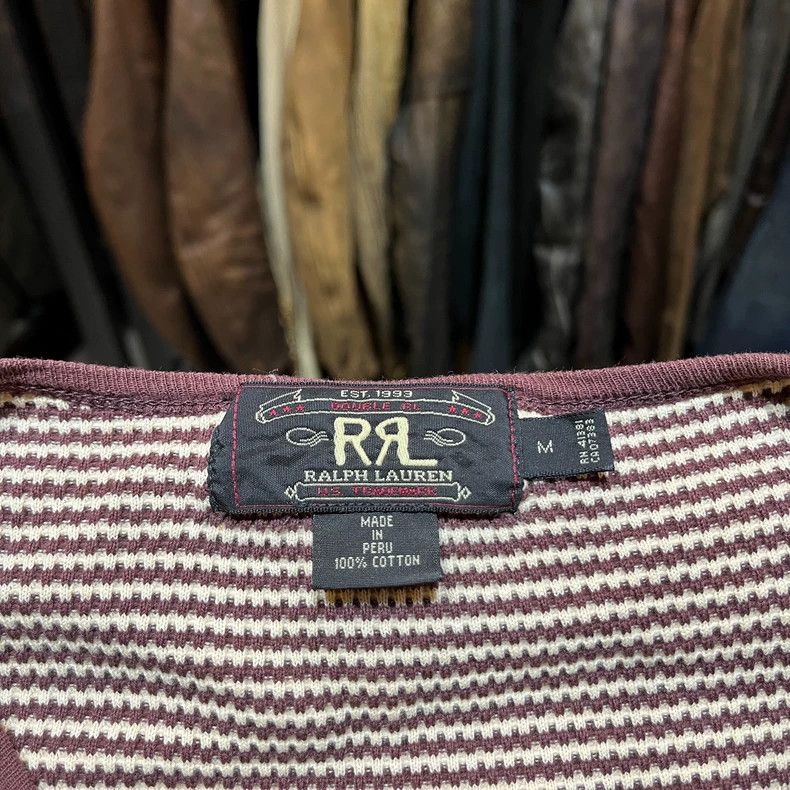 RRL Ralph Lauren RRL Vintage Long Sleeve Striped Top - dmc Size US M / EU 48-50 / 2 - 3 Thumbnail