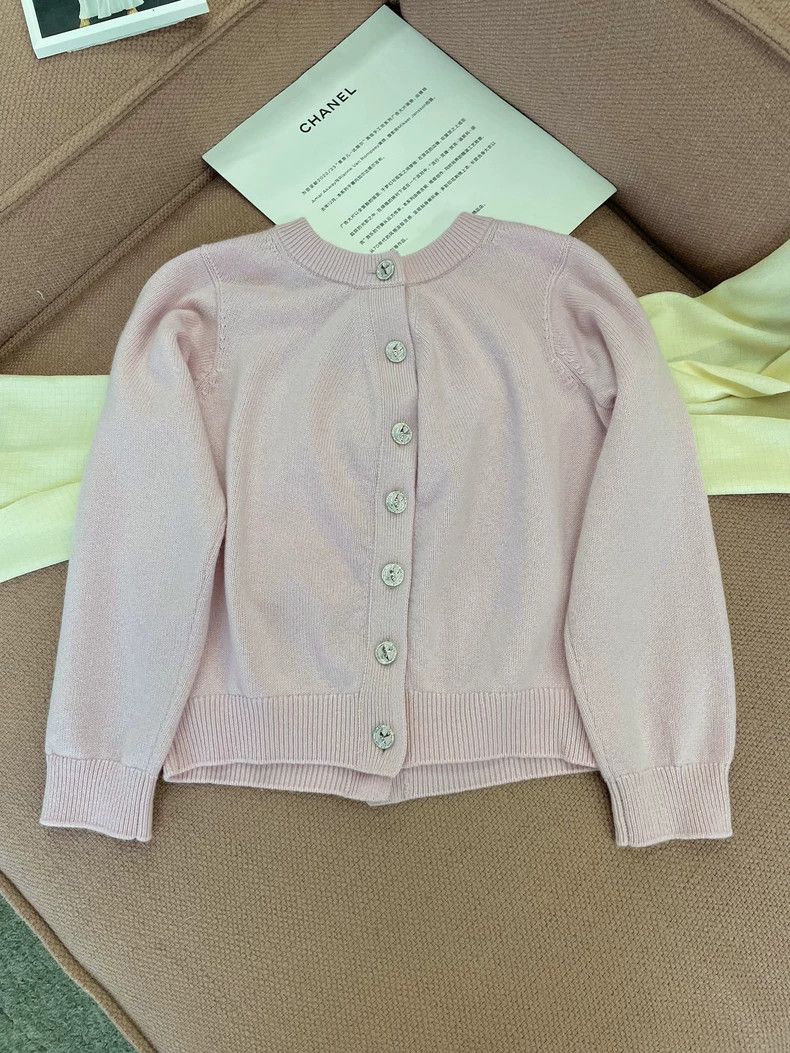 Chanel Chanel 25S Pink Cashmere Cardigan - dmc Size US XS / EU 42 / 0 - 2 Thumbnail